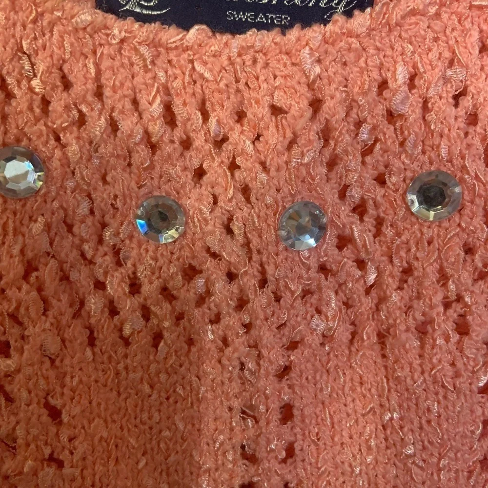 LIANSHENG WOMEN PINK KNITTED SWEATER